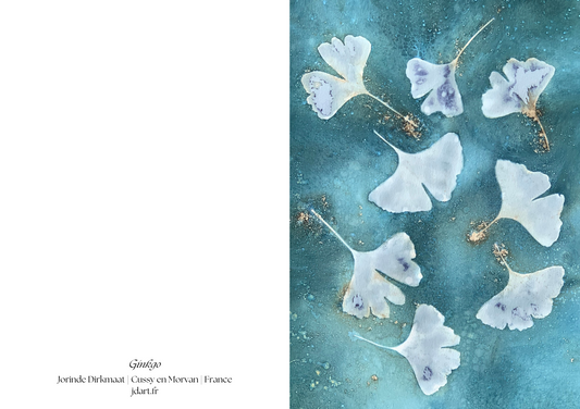 Ginkgo - briefkaart